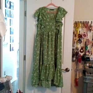 Boho plus dress